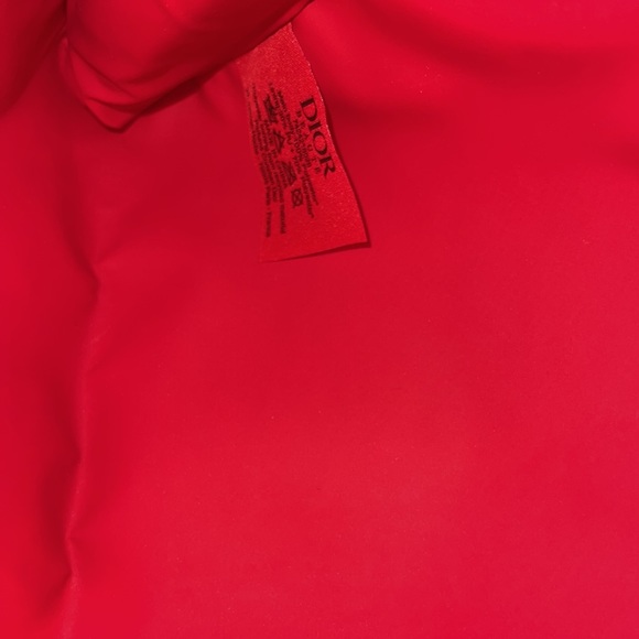 Brand new Christian Dior make up case canvas color is red. - Picture 5 of 9